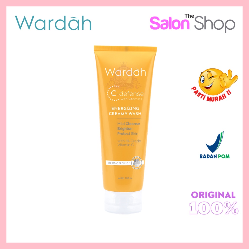 Wardah C-Defense Energizing Creamy Wash 100ml