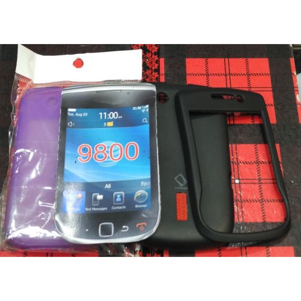 Capdase silikon karet soft case blackberry bb 9800 - Fuchsia