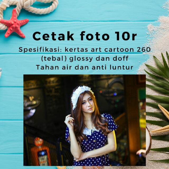 cetak foto 10R murah + laminasi glossy/doff
