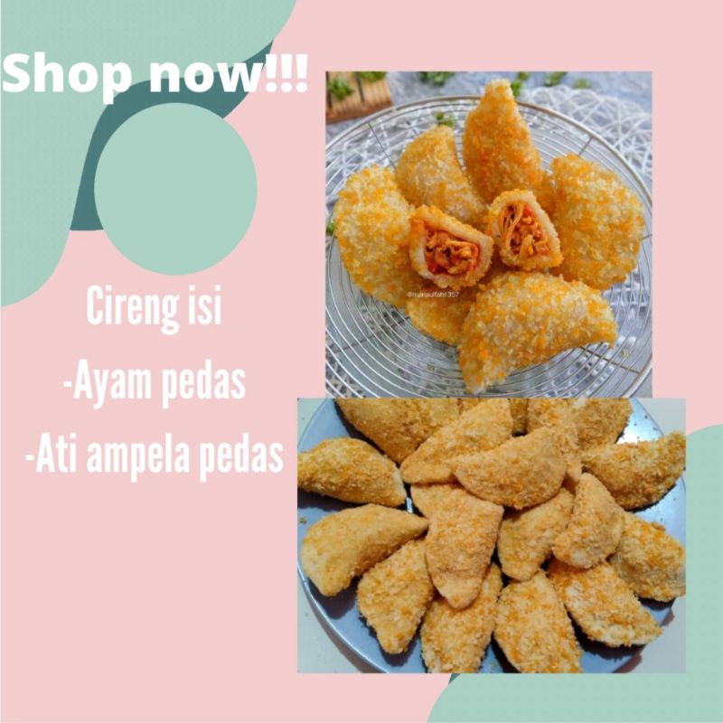 

Cireng Mercon Isi Ayam Suwir (Makanan / Frozen Food Instan / Snack Ringan / Cemilan