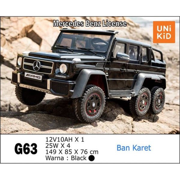 Mobil Aki Anak Mercedes Benz G63 Unikid UK-727 Mainan Mobil Anak
