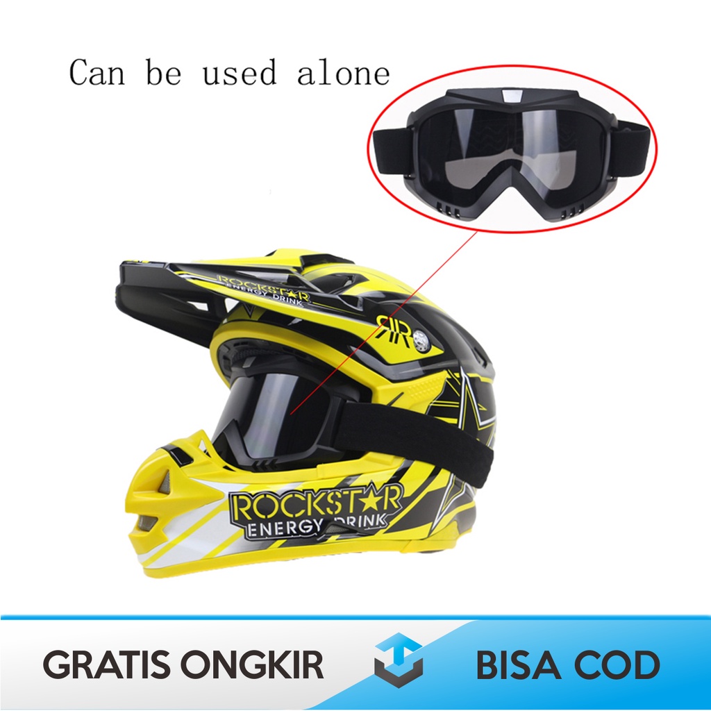 KACAMATA HELM BOGO GOOGLES MASK MOTOR PRIA ORIGINL TAFFSPORT BOLLFO