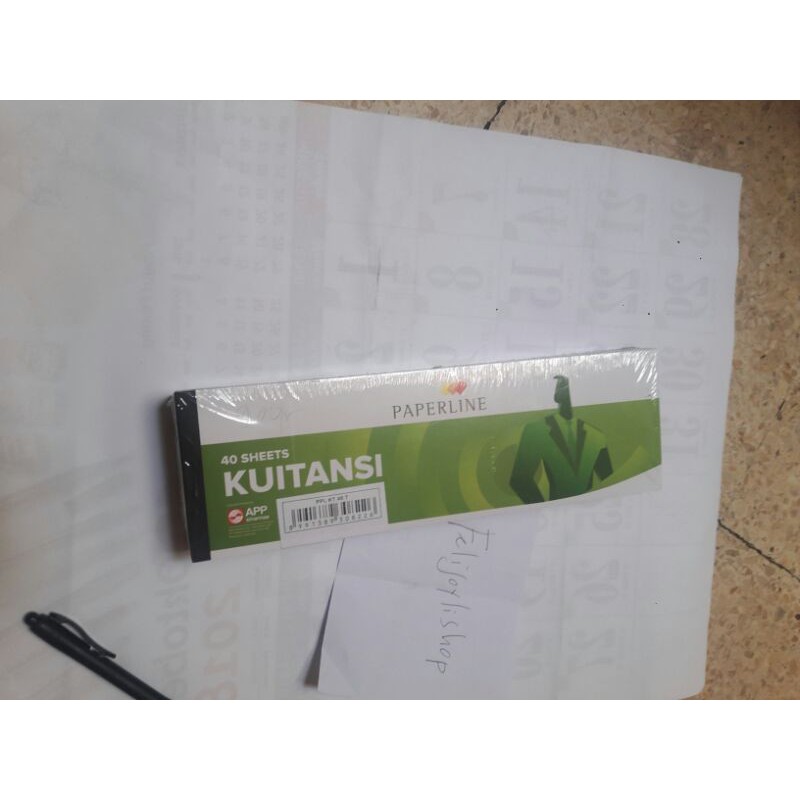 

eceran buku kwitansi sedang paperline PPL KT 40 T