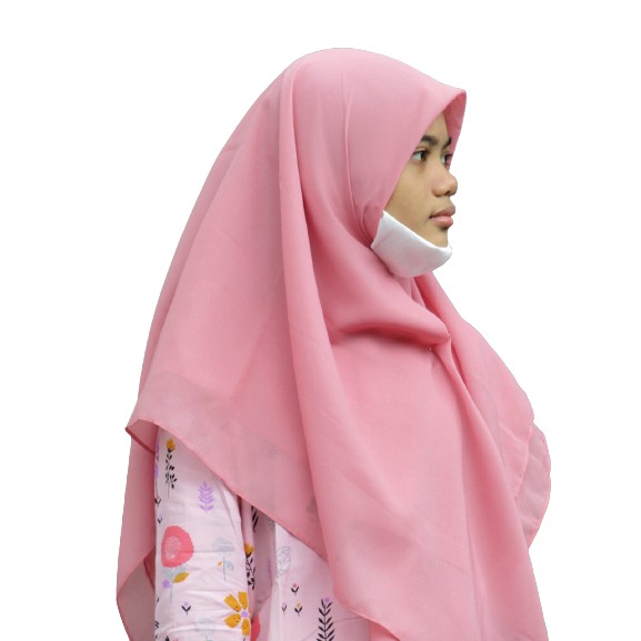 SQUARE HIJAB / HIJAB SEGIEMPAT DUSTY PINK