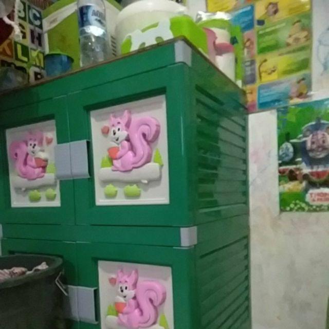 Lemari Plastik Miami 2 Susun