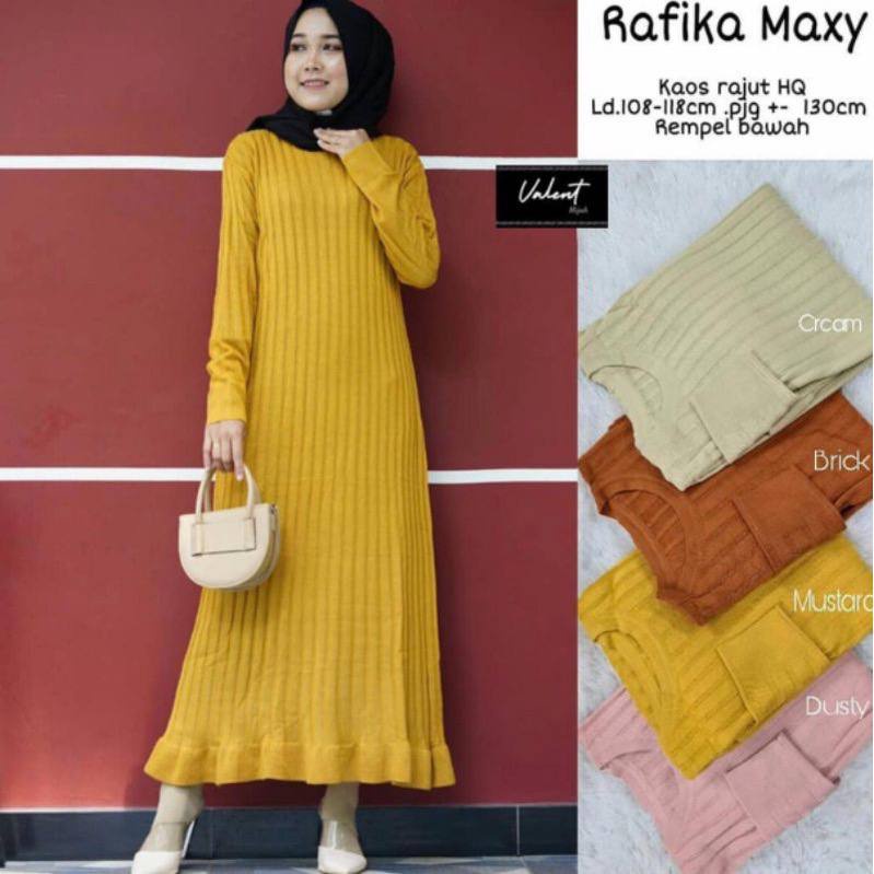 RAFIKA MAXY DRESS RAJUT