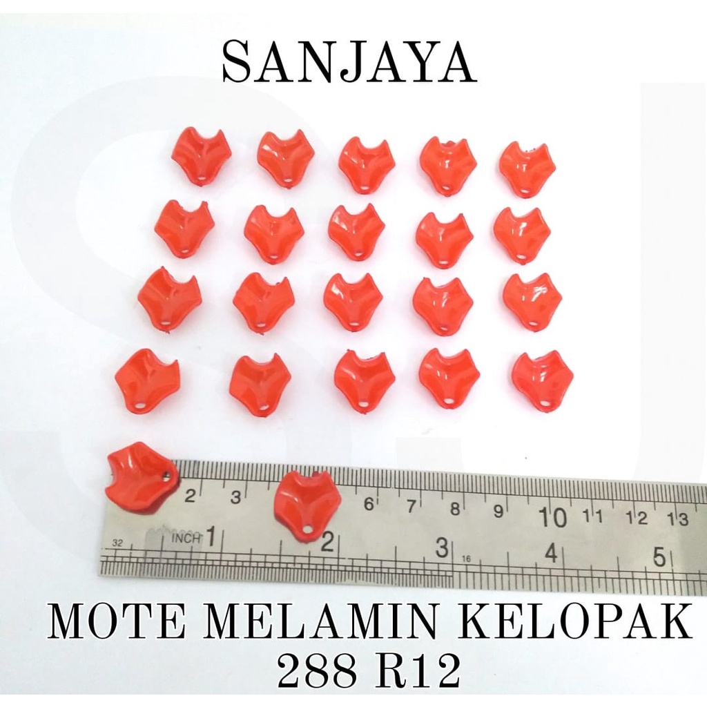 MOTE MELAMIN / MANIK KELOPAK BUNGA / MANIK MELAMIN KELOPAK KECIL / MOTE MELAMIN KELOPAK 288