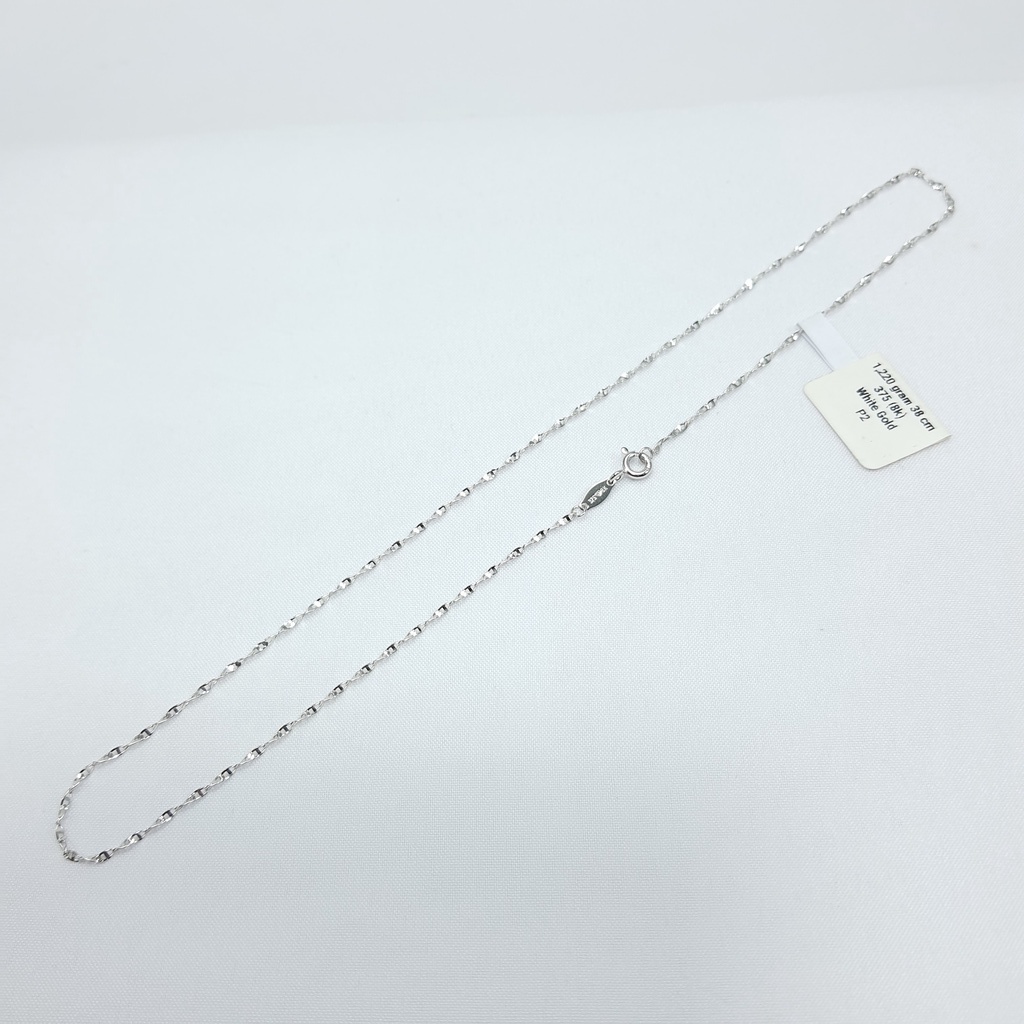 LMG ANAK KALUNG EMAS RANTAI TOSCANO - 375 9K - WHITE GOLD
