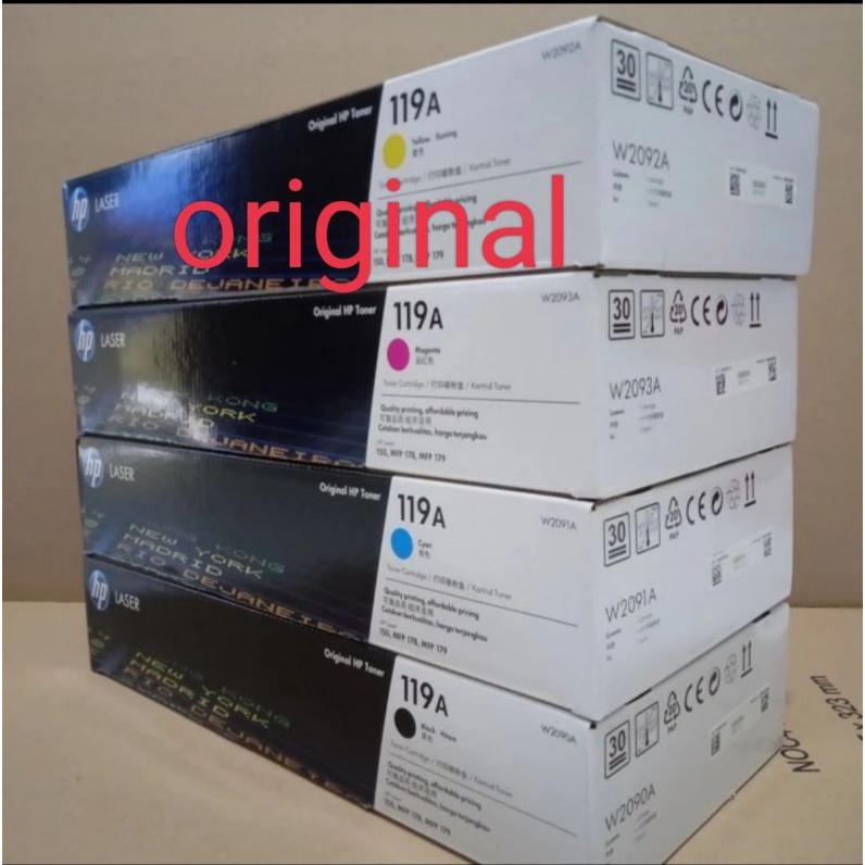 Toner hp LaserJet 119a 1set 4warna.cymb(1paket)