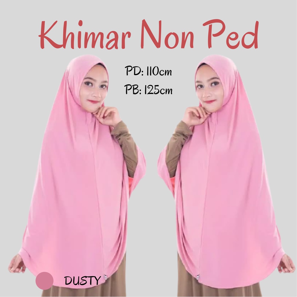 Jilbab Instan Jumbo Syari NON PED Wolfis | Jilbab Jumbo XXXL NON PED Wolfis