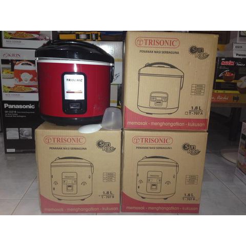 MAGIC COM Rice Cooker Trisonic T707A UKURAN 1.8 KUALITAS MANTAP