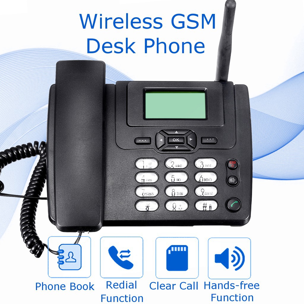 Dt Wireless Gsm Desk Mobile Phone Sim Card Tnc Fixed Telephone