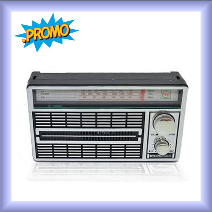 RADIO PORTABLE JADUL 3 BAND FM-AM-SW AC-DC -4250 RADIO JADUL RADIO ANTIK