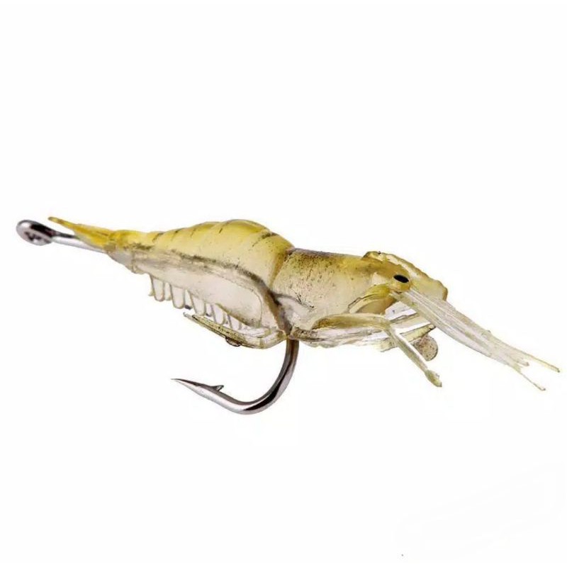 Umpan Mancing Udang Karet Mirip Asli 4 cm