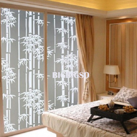 Stiker Kaca Film Jendela Rumah / Sandblast / Sticker Kaca Motif / Dekorasi Jendela