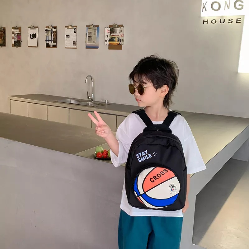 TAS SEKOLAH ANAK PEREMPUAN / RANSEL BACKPACK CEWEK TAS FASHION MODEL BOLA BASKET - 73014