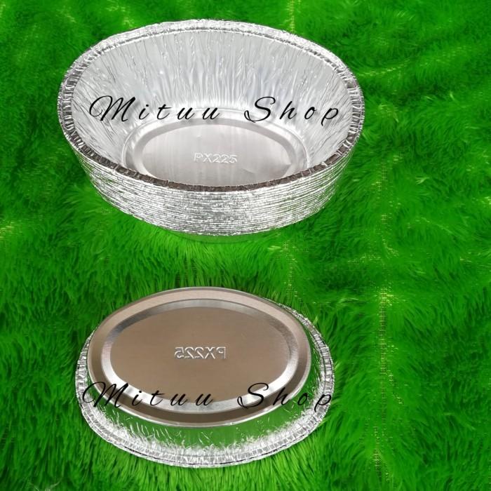 Foil | Aluminium Tray Px-225 / Wadah Aluminium Foil Tanpa Tutup Px225