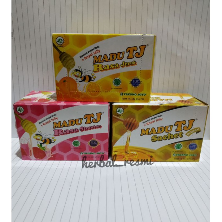 

MADU TJ SACHET / STRAWBERRY / JERUK / ORIGINAL - TRESNO JOYO
