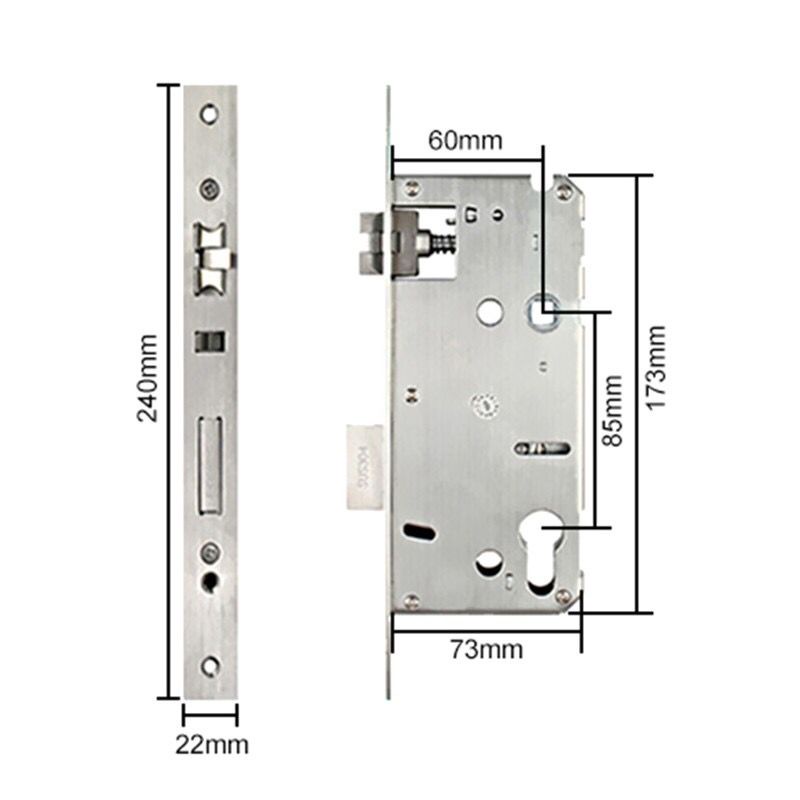 [WS] Handle kunci pintu elektronik Smart Door Lock Cerdas Sandi Sidik Jari