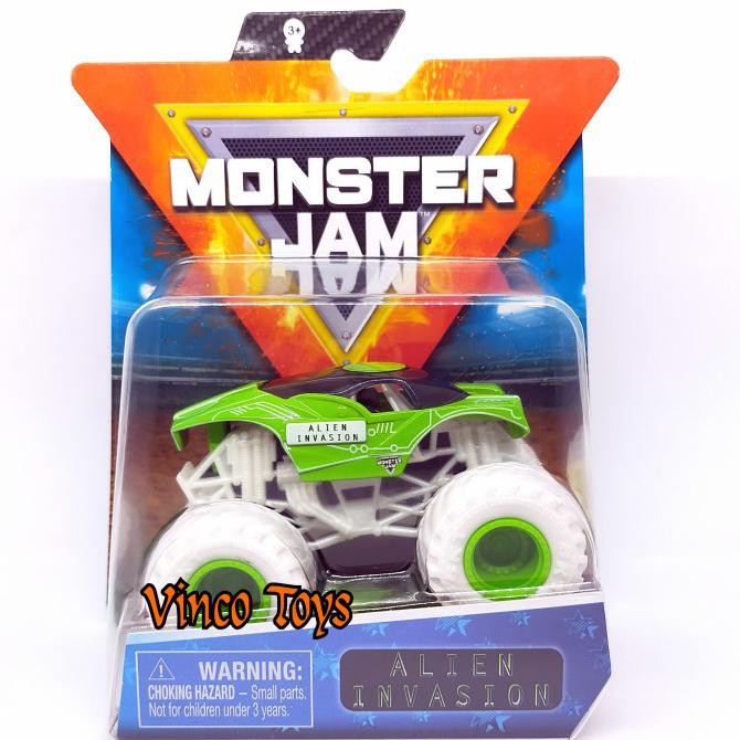Hanya Disini] Alien Invansion - Monster Jam Spin Master Mobil Monster Truk