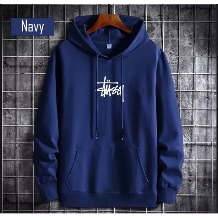 STUSSY - SWEATER HOODIE STUSSY FULLOVER JUMBO HOODIE PRIA WANITA FLEECE PREMIUM TEBAL TERMURAH