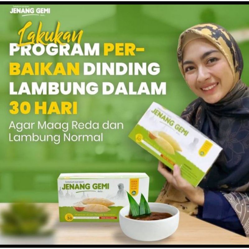 Jenang Gemi 30 sachet, terlaris, asli, solusi maag asam lambung-1