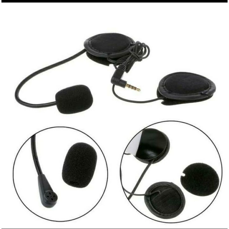 Headset Helm for Intercom V4/V6 pro jack 3.5mm-1