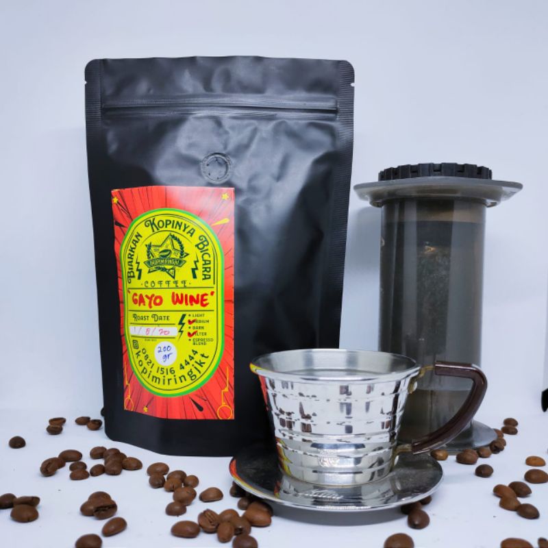 

Kopi GAYO Proses Wine /Kopi /100gr - 200gr - 500gr - 1Kg /Kopi /Aceh /Enak /Murah /Terlaris