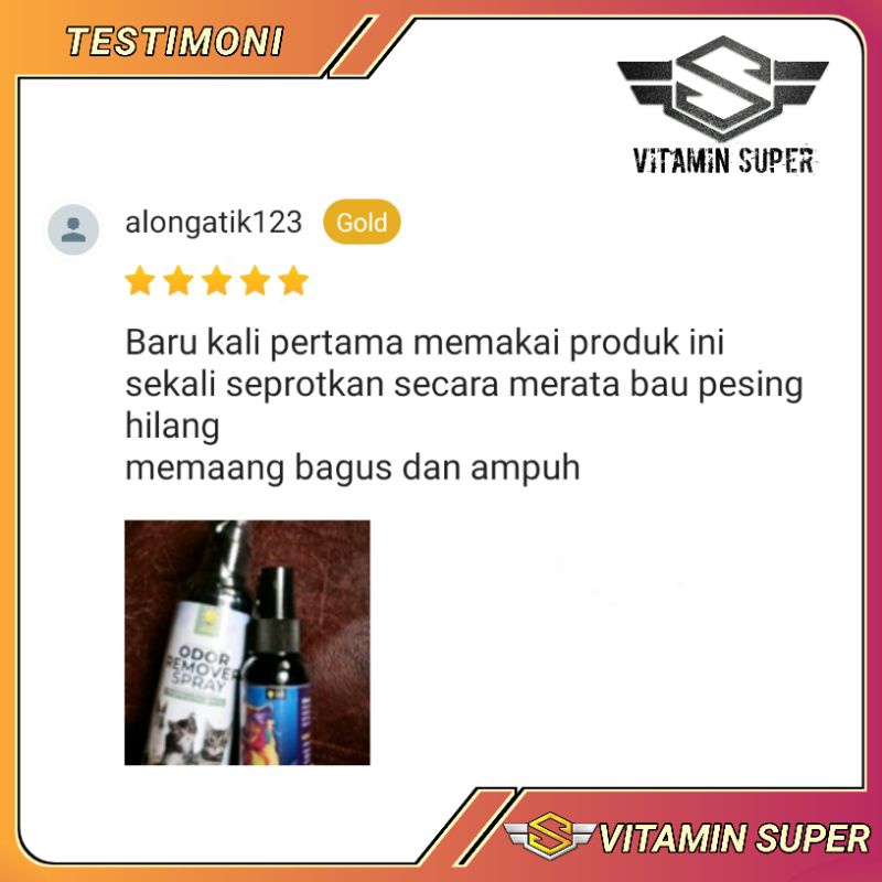 Penghilang Bau Pesing Odor Eliminator | Penghilang Bau Pesing, Membunuh Kuman dan Bakteri, Basmi Bau Tidak Sedap Pipis, Urine dan BAB Anabul