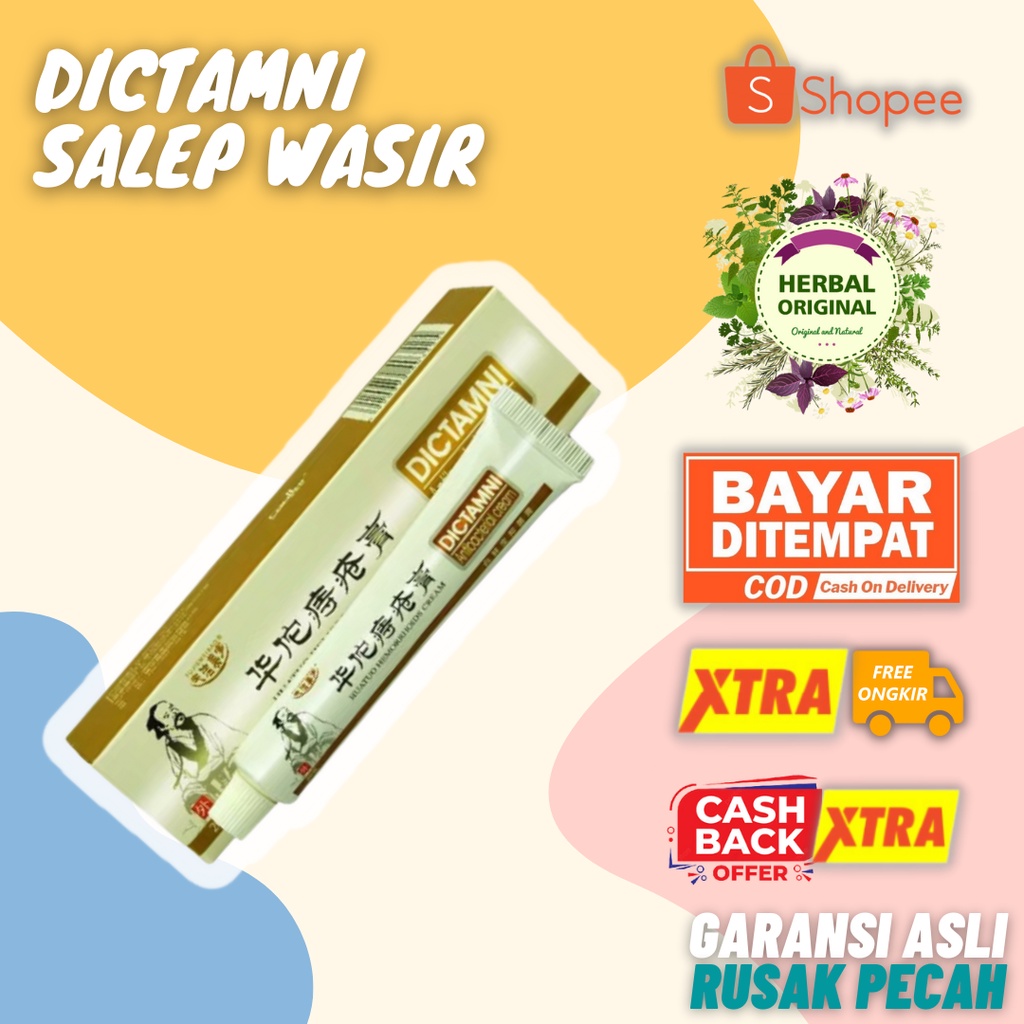 [COD] ASLI KRIM HERBAL ALAMI WASIR DAN AMBEYEN | DICTAMNI - BPOM ORIGINAL