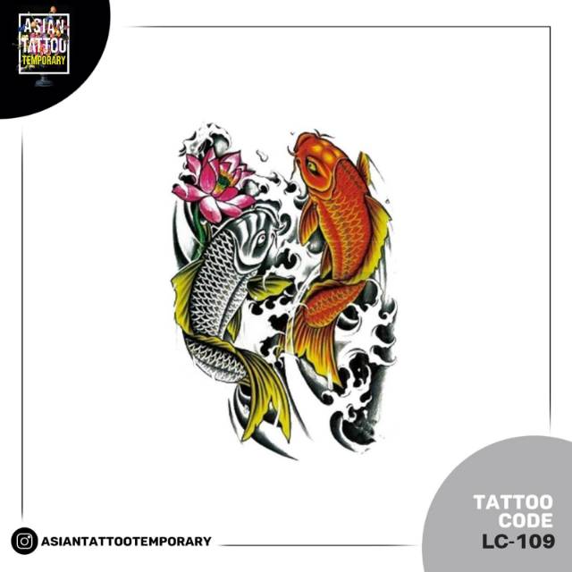 TATTO TEMPORARY / TATO TEMPORER /TATTO TEMPORER/TATO KULIT/ TATO ANTI AIR/TATTO BISA HILANG IKAN