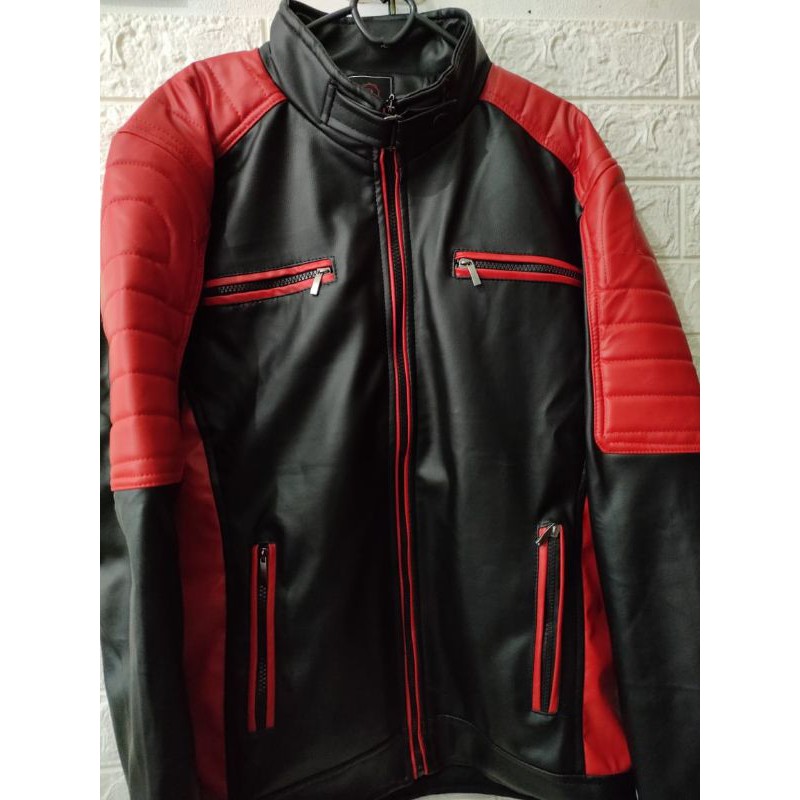 JAKET SEMI KULIT PRIA/JAKET KULIT SINTETIS