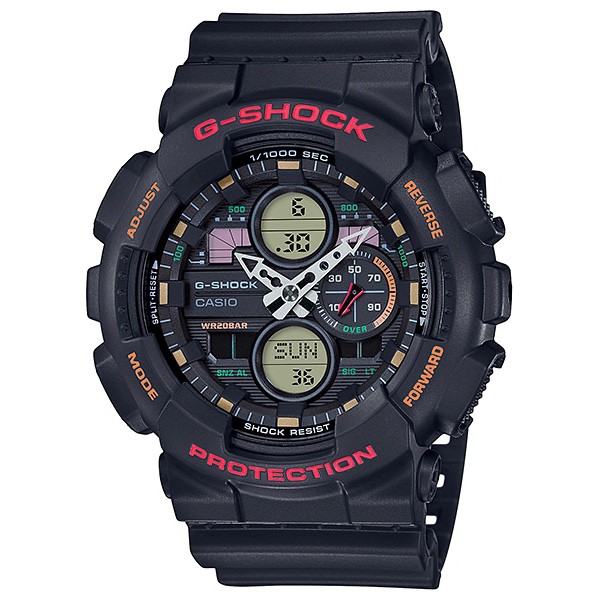 JAM TANGAN PRIA CASIO G-SHOCK GA-140-1A4 ORIGINAL - GSHOCK GA140 HITAM