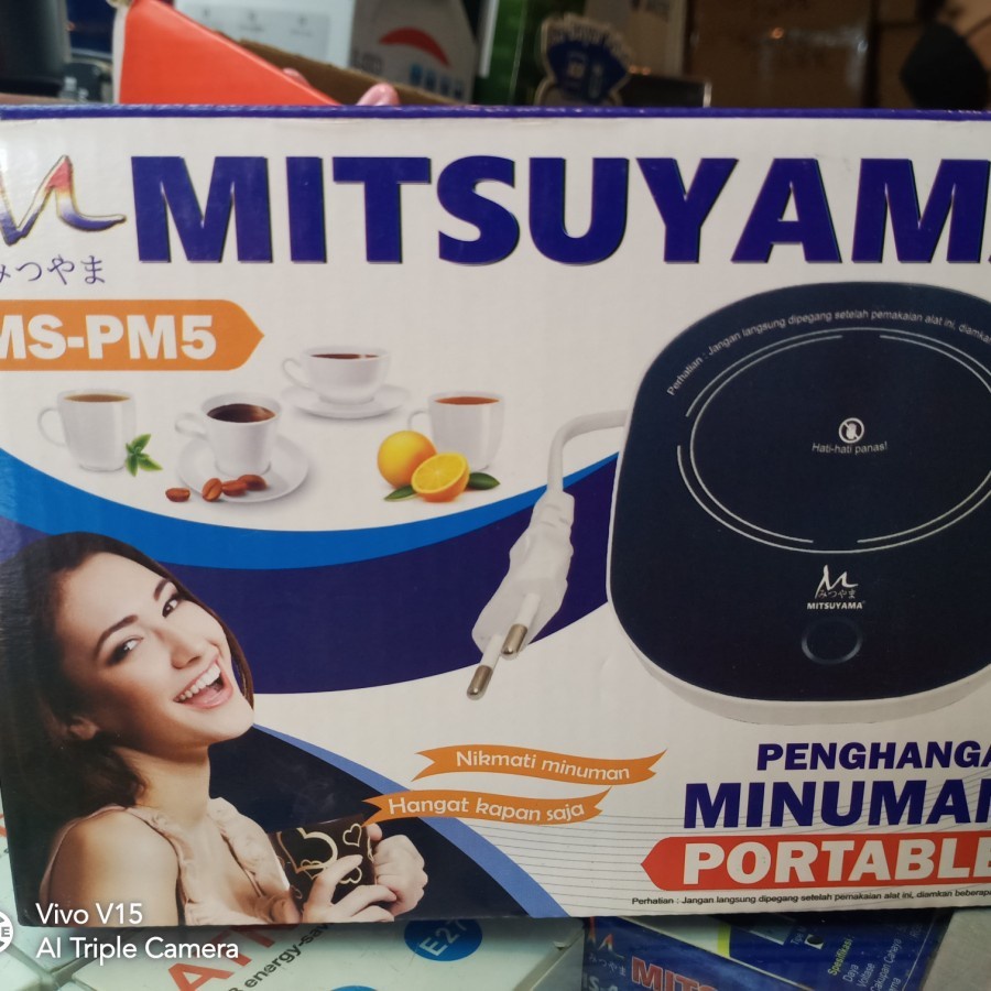 COD PENGHANGAT MINUMAN PORTABLE MITSUYAMA MS-PM5 PEMANAS GELAS PORTABLE