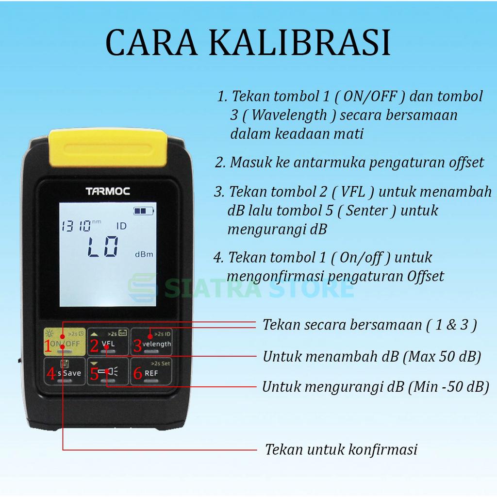 Tarmoc TFT-5030-5KM-OPM |Mini OPM -50~+30dB | VFL | LAN Tester |Senter