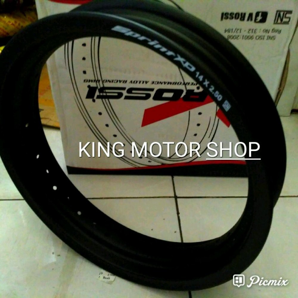 Velg Sprint XD Tapak lebar UK 300  Ring 14 Hole 36 Bagus