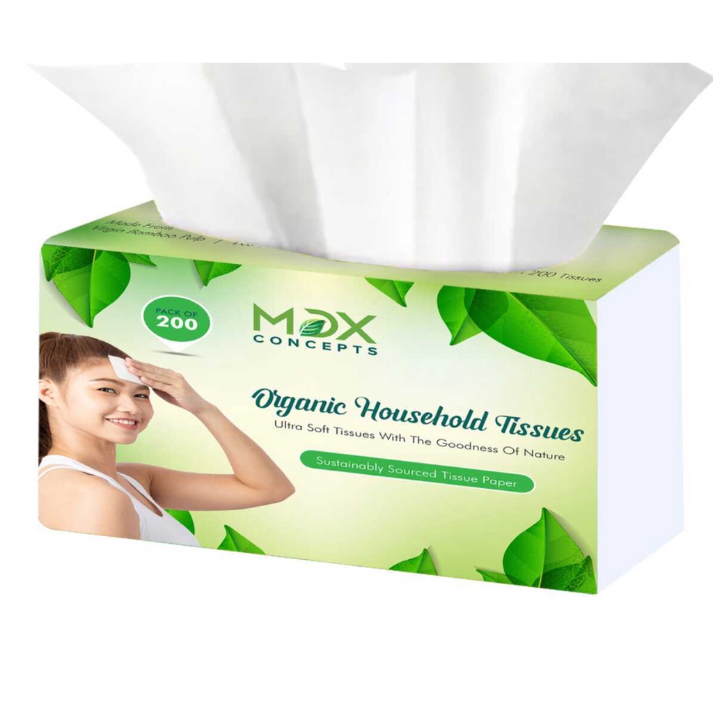MDX Concepts Organic Tissue Tisu Serbaguna Tisu Wajah Organik Facial Tissue Muka Murah