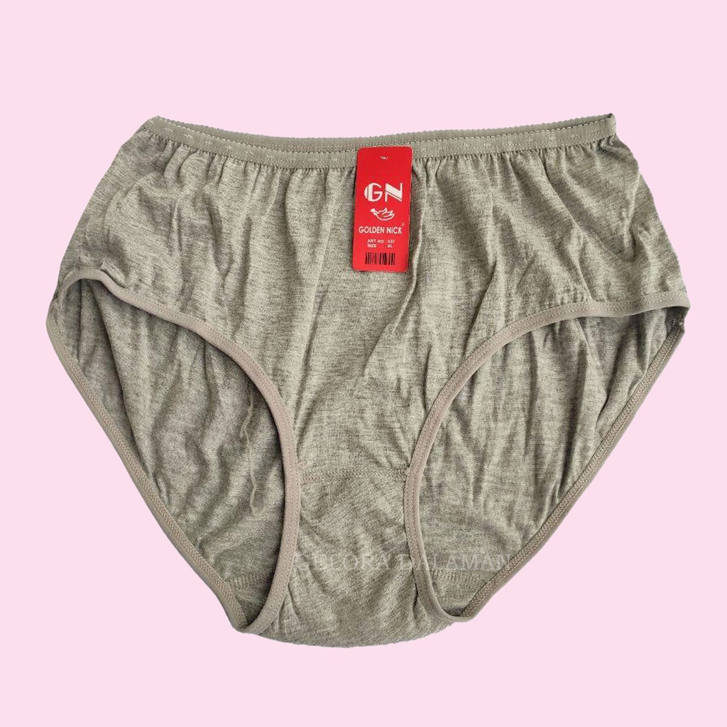 1 Pcs Celana Dalam Wanita Pakaian Dalam Polos Cd Terlaris Real Pick