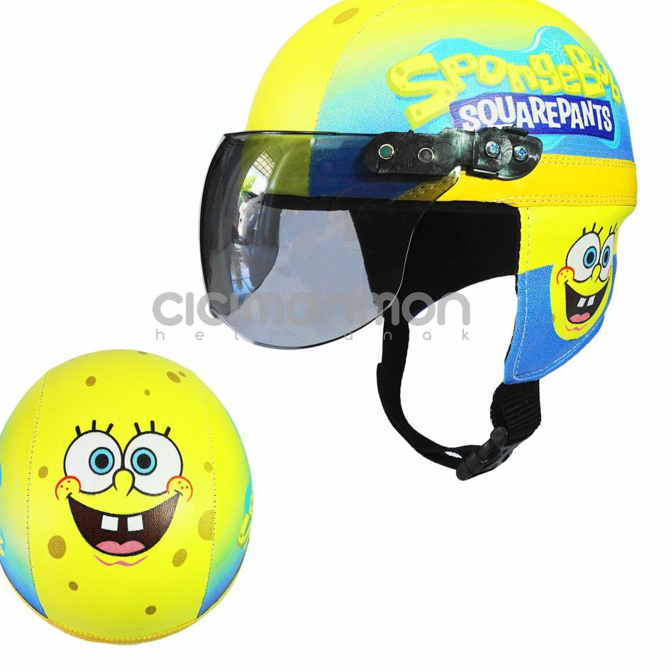 ➲ SUPER Helm Anak Retro Spongebob ❃