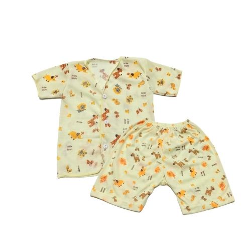 [3 pcs] Baju Atasan Bayi Motif Model Tangan Pendek