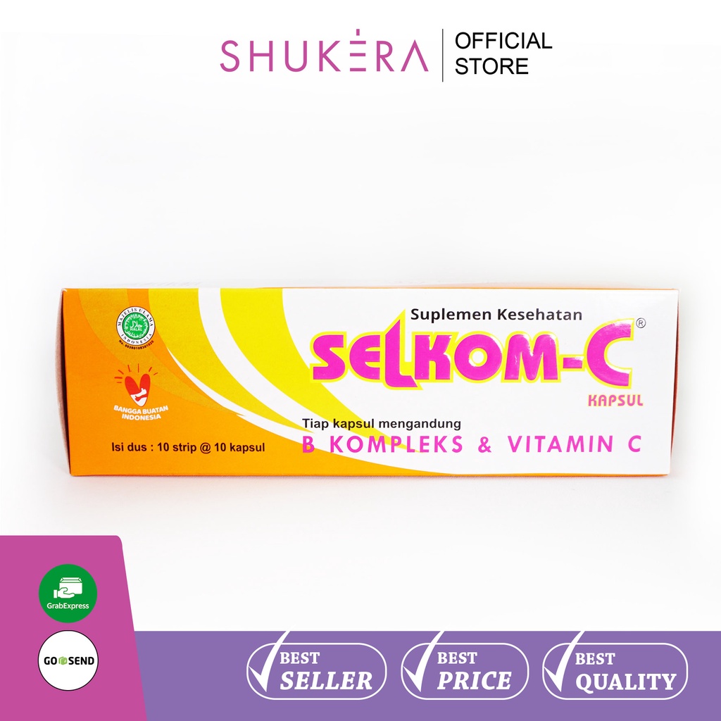 ★Shukera★ VITAMIN SELKOM-C 100 CAPS