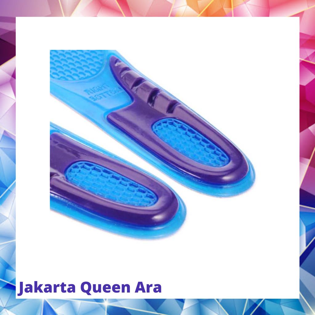 DADIJIER Alas Sol Dalam Sepatu Shock Absorb Gel Orthotic Arch - KY