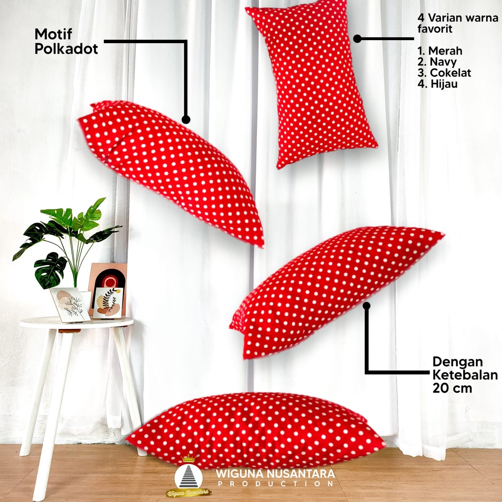 Bantal Tidur Polkadot Super 65 x 45