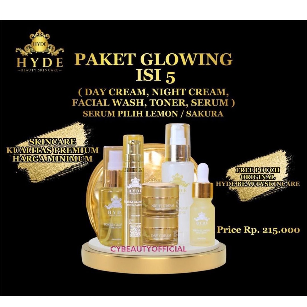 Hyde Skincare Original All Paket dan ecer All Varian