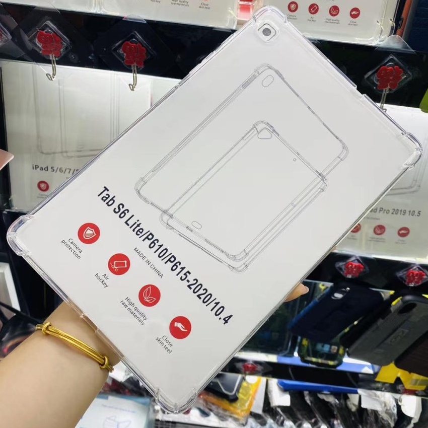CLEAR CASE ANTI CRACK SAMSUNG TAB S6 LITE P610 P615 SOFTCASE JELLY - FA