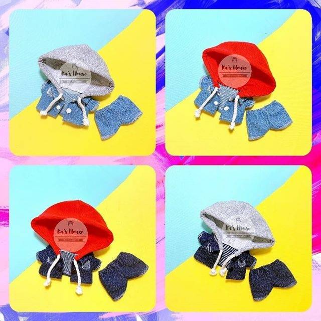 PO Kpop Doll Clothes 15cm and 20cm Baju Boneka Kpop Idol