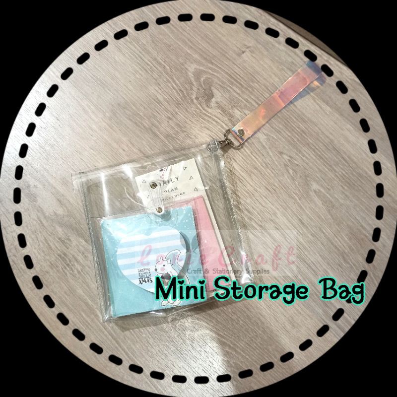 

Transparent Pencil Bag Creative Storage Cosmetic Bag Mika Planner Scrapbook Storage Bag OnLY