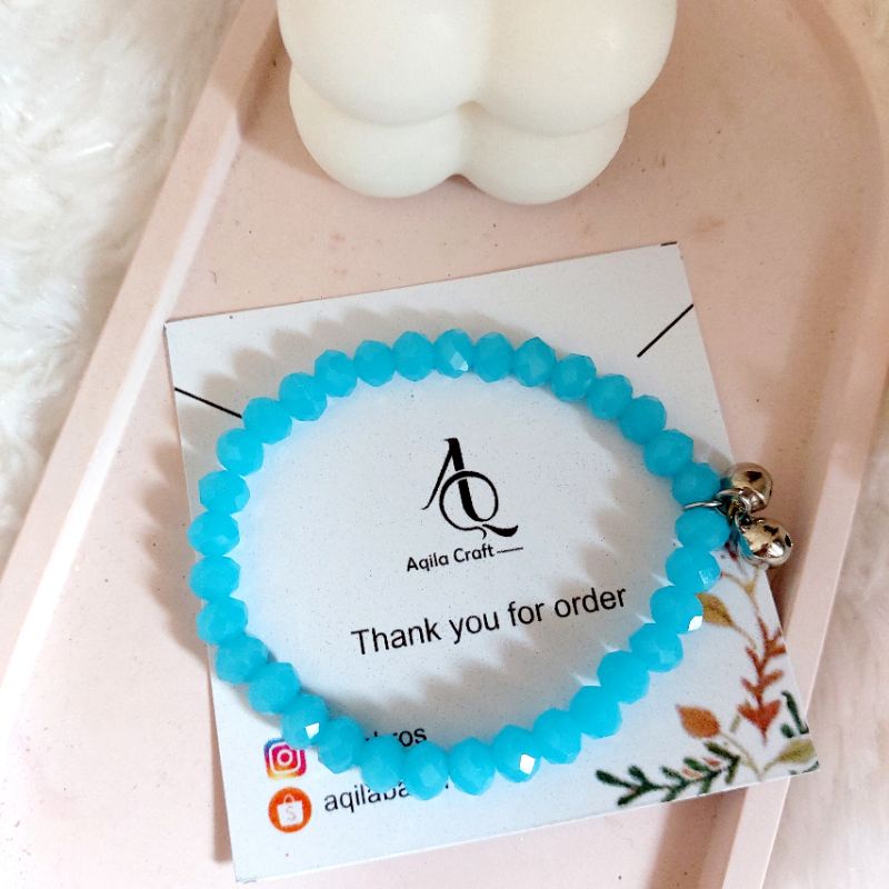 GELANG TANGAN MANIK MANIK KRISTAL GELANG WANITA KRINCING BUNYI GELANG ELASTIS KRISTAL KRINCINGAN BUNYI BRACELET