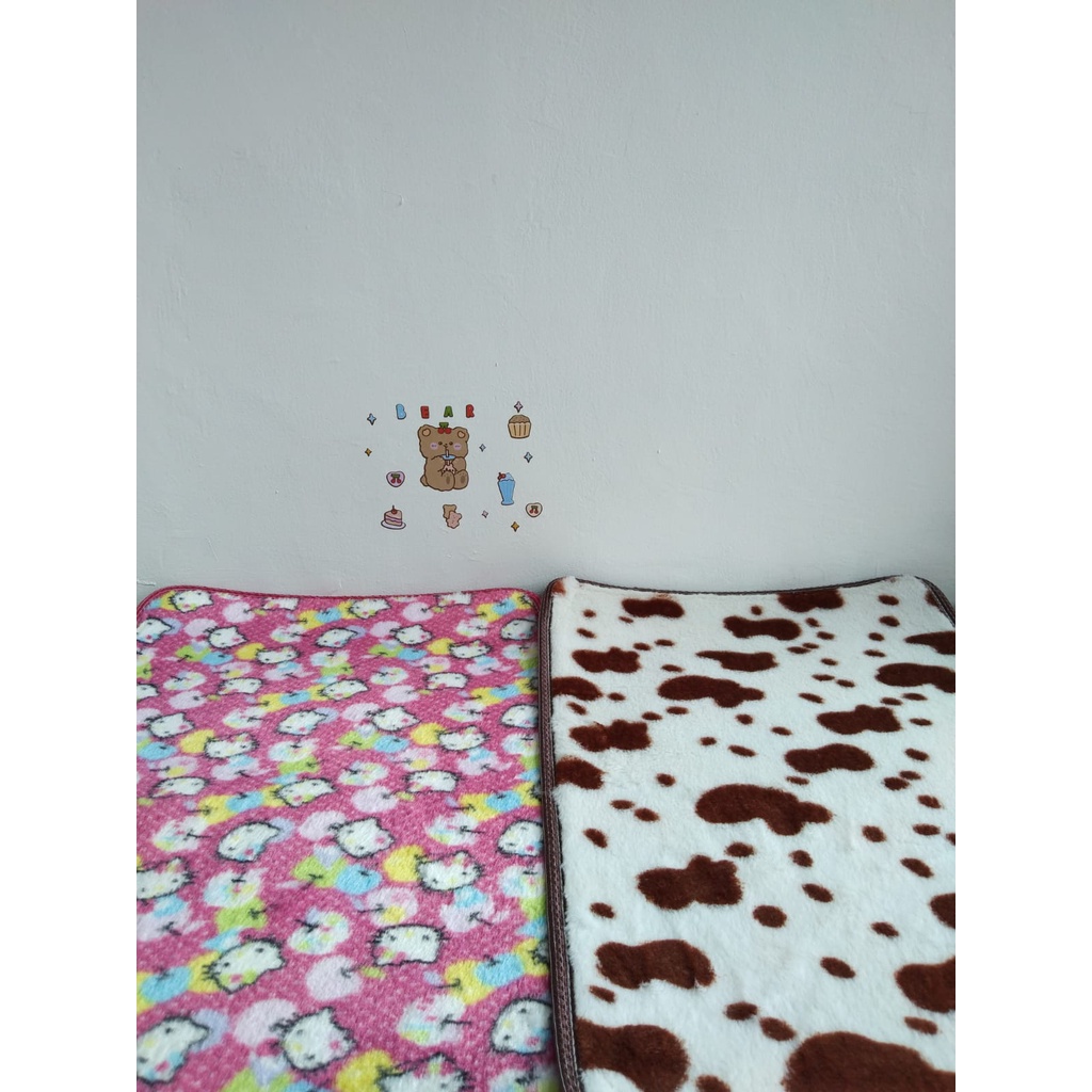 KESET LANTAI BULU TEBAL HALUS DAN LEMBUT MOTIF LUCU [SWEETSPACE]