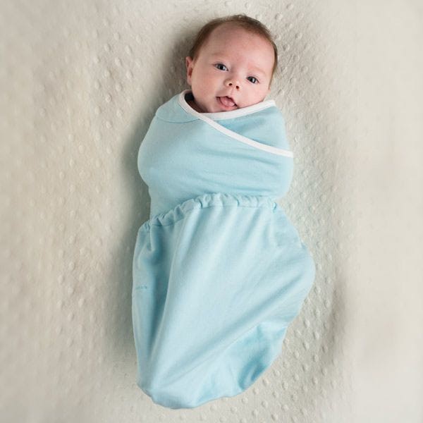 Ergobaby sleep tight swaddler blue natural (M-L)